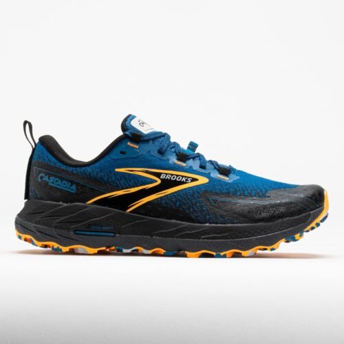 Brooks Cascadia 18 Men Blue Sapphire/Black/Orange