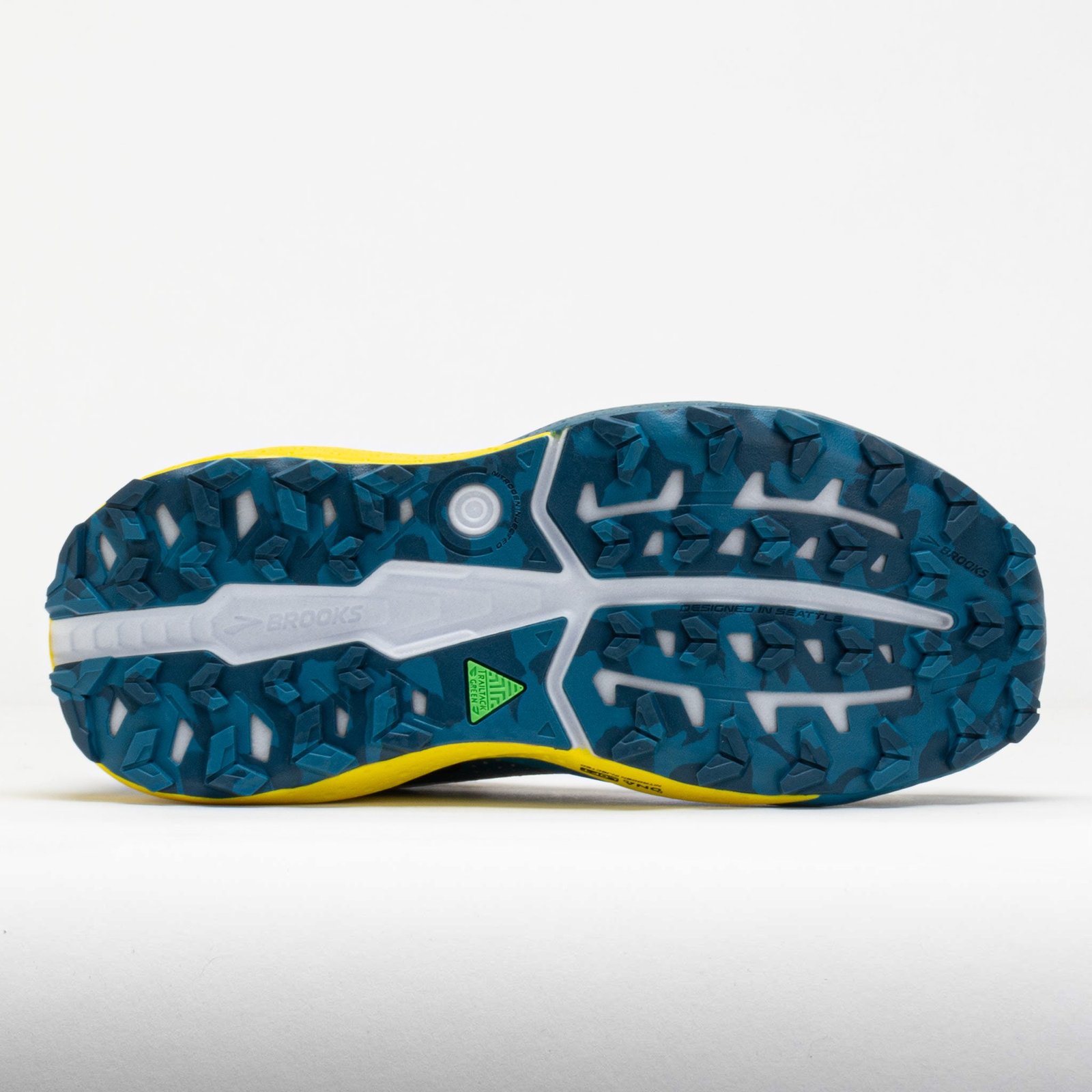 Brooks Caldera 8 Mens Bit of Blue/Quince/Celestial - Image 4