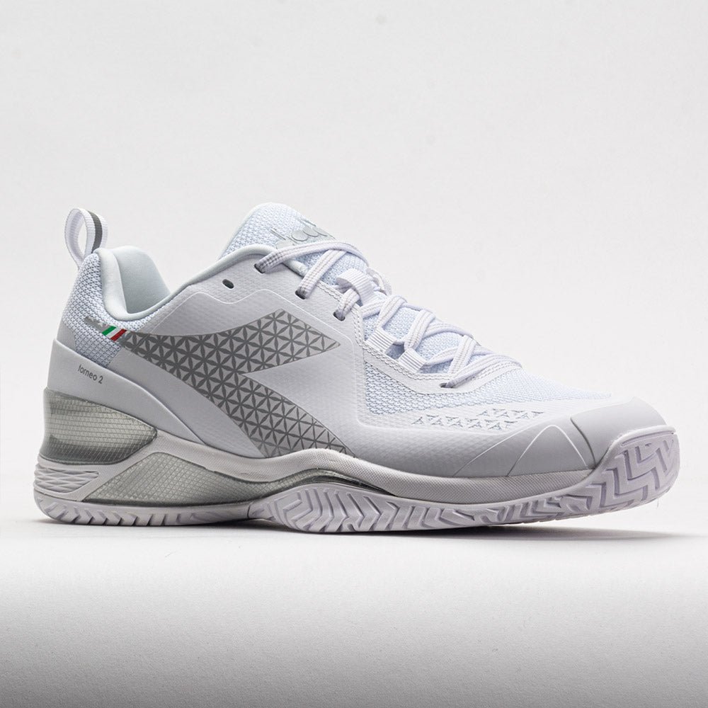 Diadora Blushield Torneo 2 AG Mens White/White/White - Image 5