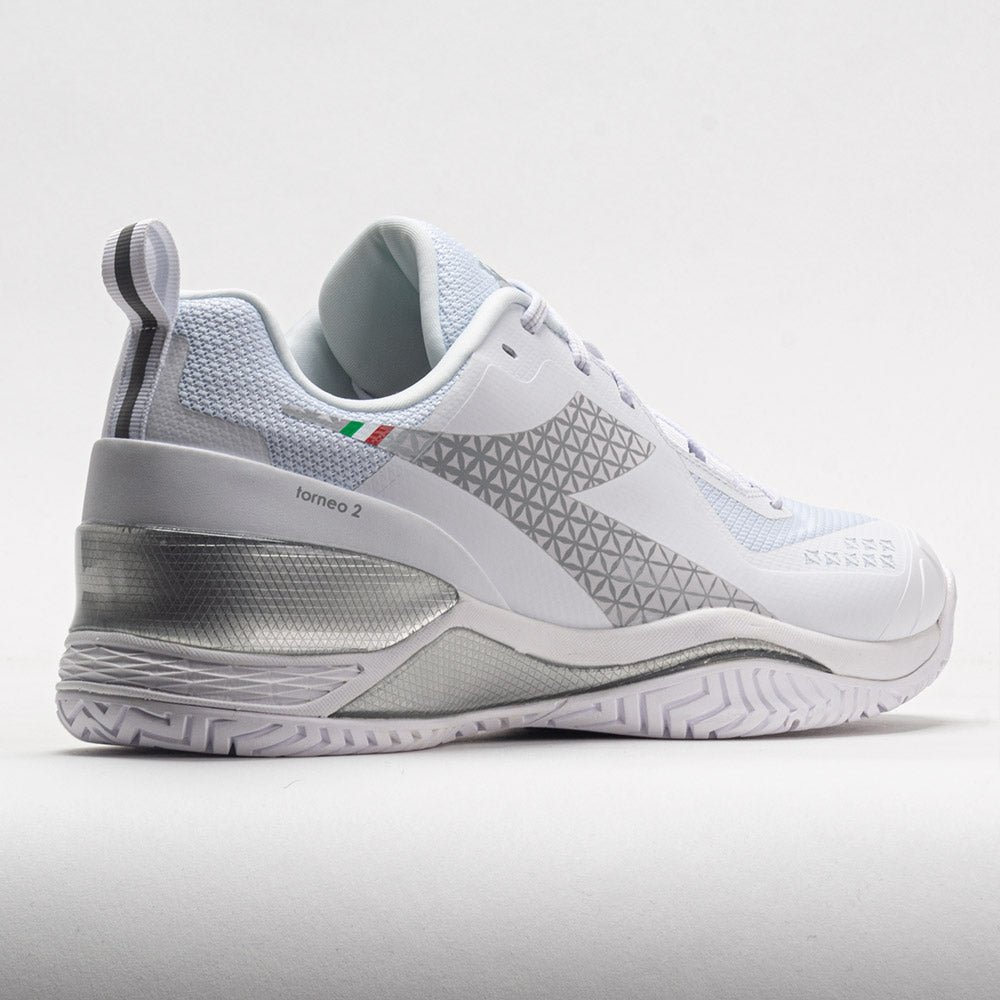 Diadora Blushield Torneo 2 AG Mens White/White/White - Image 6