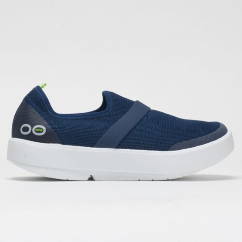 OOFOS OOmg Low Womens White/Navy