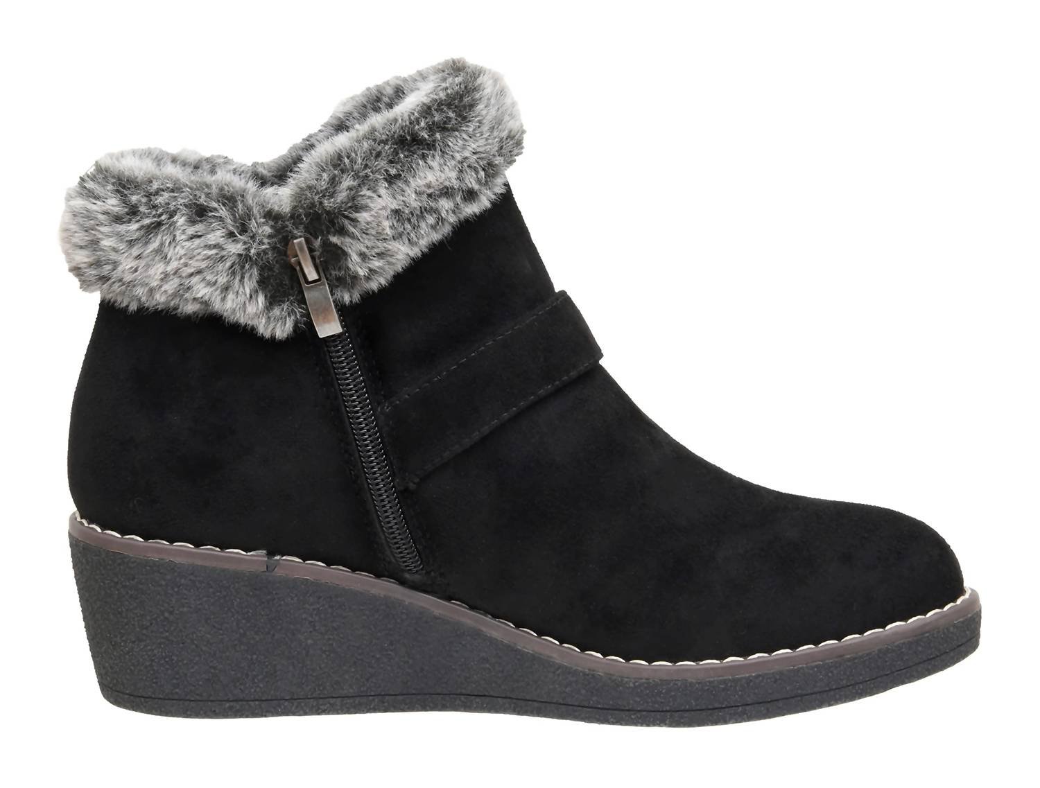 Cushionaire - Women's Rhodes Faux Suede Winter Booties - Image 4