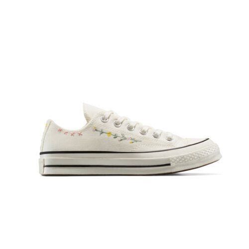 Converse - Unisex Chuck 70 Embroidered Flowers Low Top Shoes (A15084C)