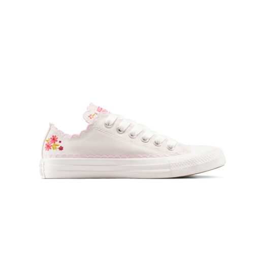 Converse - Unisex Chuck Taylor All Star Embroidered Flowers Low Top Shoes (A13645C)
